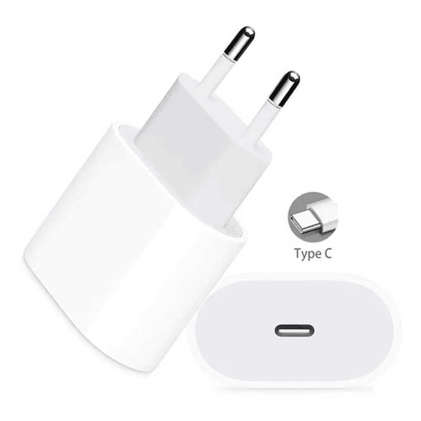 Cargador 20w Carga Rapida Tipo C iPhone / Android 2