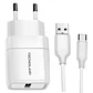 Cargador rapido turbo QC 3.0 TIPO C Blanco - Miniatura 1