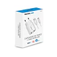 Cargador MicroUSB rapido QC 2.4 blanco - Miniatura 2