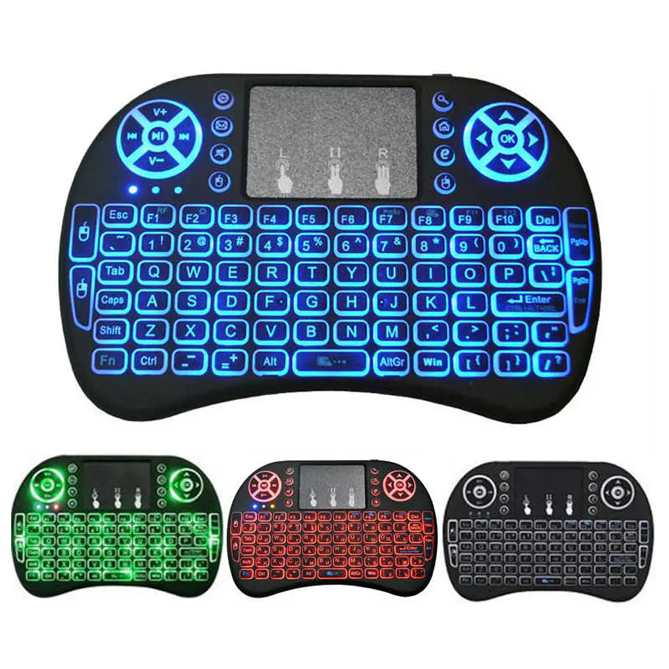 Mini Teclado Inalambrico Touchpad Smart Tv USB 3