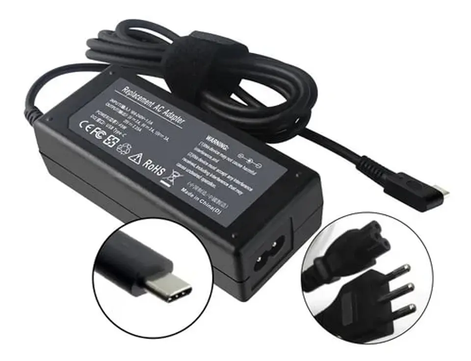 Cargador de notebook USB-C 65W 1