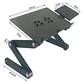 Mesa para notebook ajustable con ventilador y soporte mouse - Miniatura 2