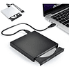 Grabador Cd / Lector Dvd Externo Usb 2.0 Slim Para Pc Y Mac