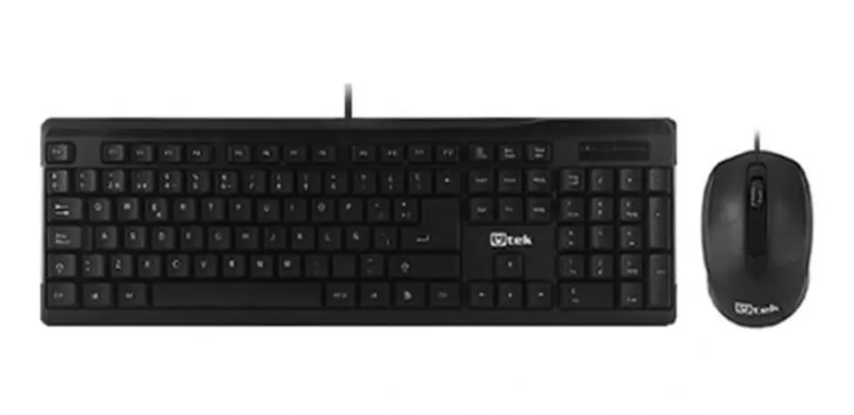 Kit teclado + mouse alámbrico UTEK 1