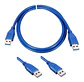 Cable usb 3.0 macho a macho 1.8m  - Miniatura 2
