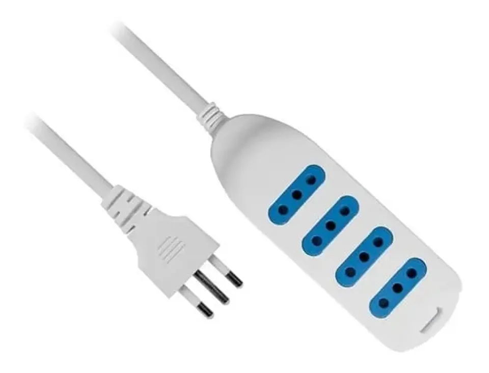 Alargador extension electrica multiple 4 entradas 3m 1