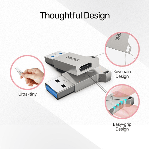 OTG adaptador USB-C hembra a USB MACHO 3.1 2