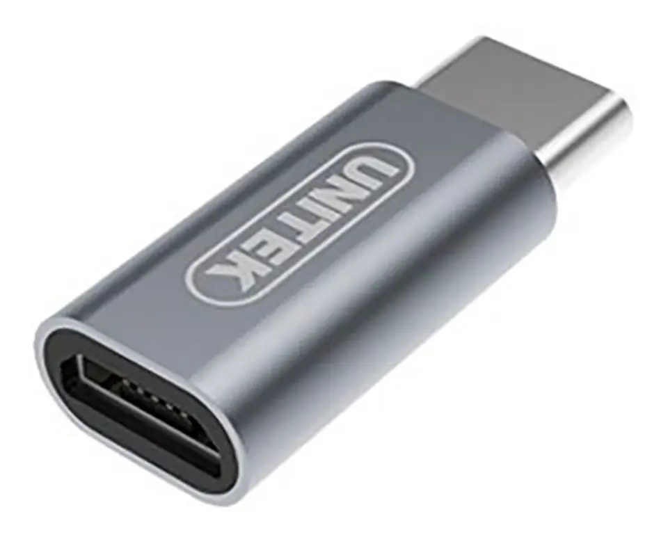 OTG adaptador MICRO USB hembra a USB-C macho Aluminio  2