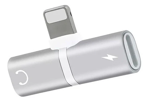 Adaptador de audio Lightning divisor Carga y audio