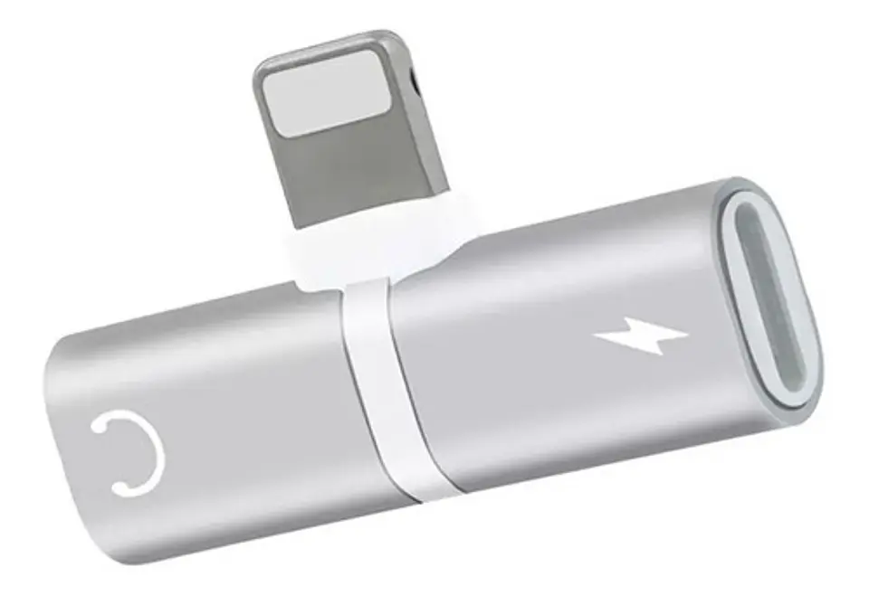 Adaptador de audio Lightning divisor Carga y audio 1