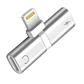 Adaptador de audio Lightning divisor Carga y audio - Miniatura 2