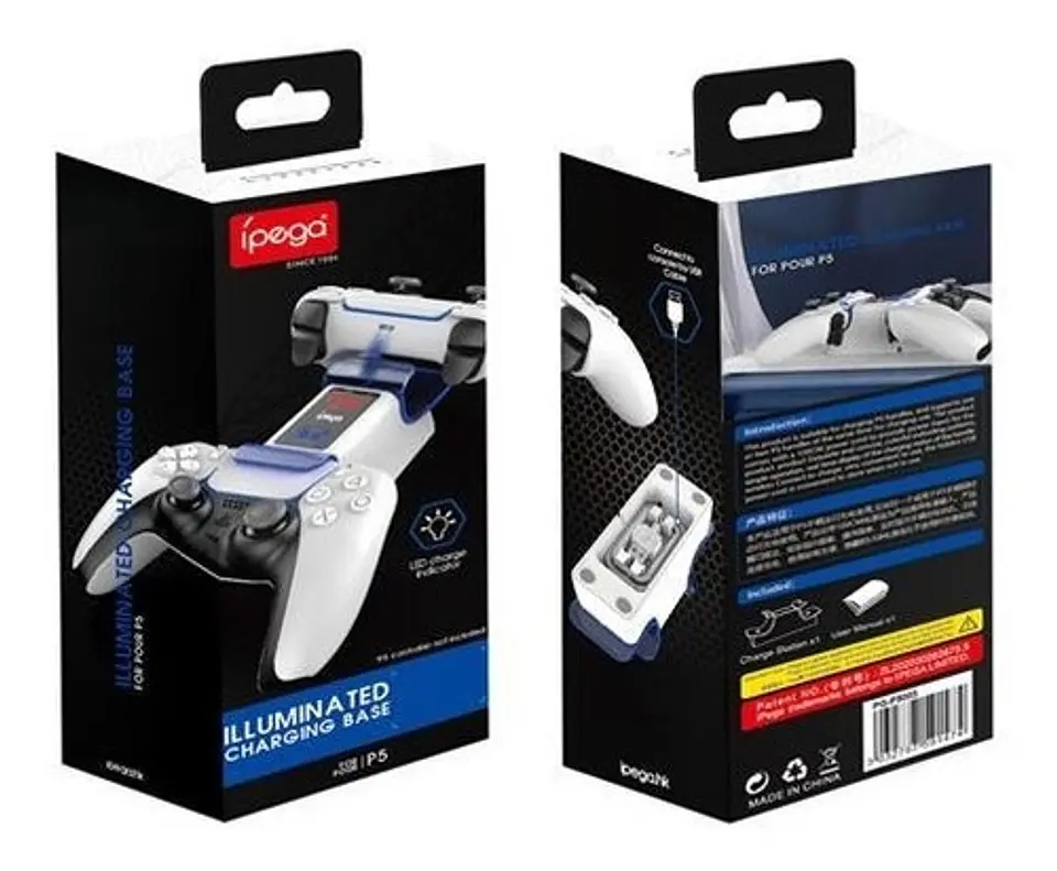 Base de carga IPEGA PG-P5012 doble para controles PS5 4