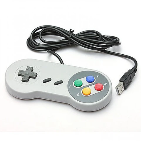 Control Joystick Retro Snes Usb Pc Notebook Arcade Raspberry