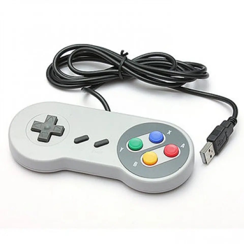 Control Joystick Retro Snes Usb Pc Notebook Arcade Raspberry 1