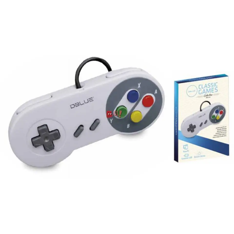 Control Joystick Retro Snes Usb Pc Notebook Arcade Raspberry 2