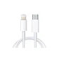 Cable de carga y datos USB-C A LIGHTNING 5AMP BLANCO 1 MTS - Miniatura 1