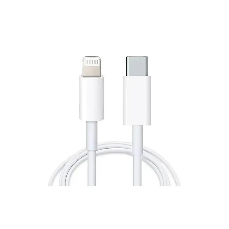 Cable de carga y datos USB-C A LIGHTNING 5AMP BLANCO 1 MTS 1
