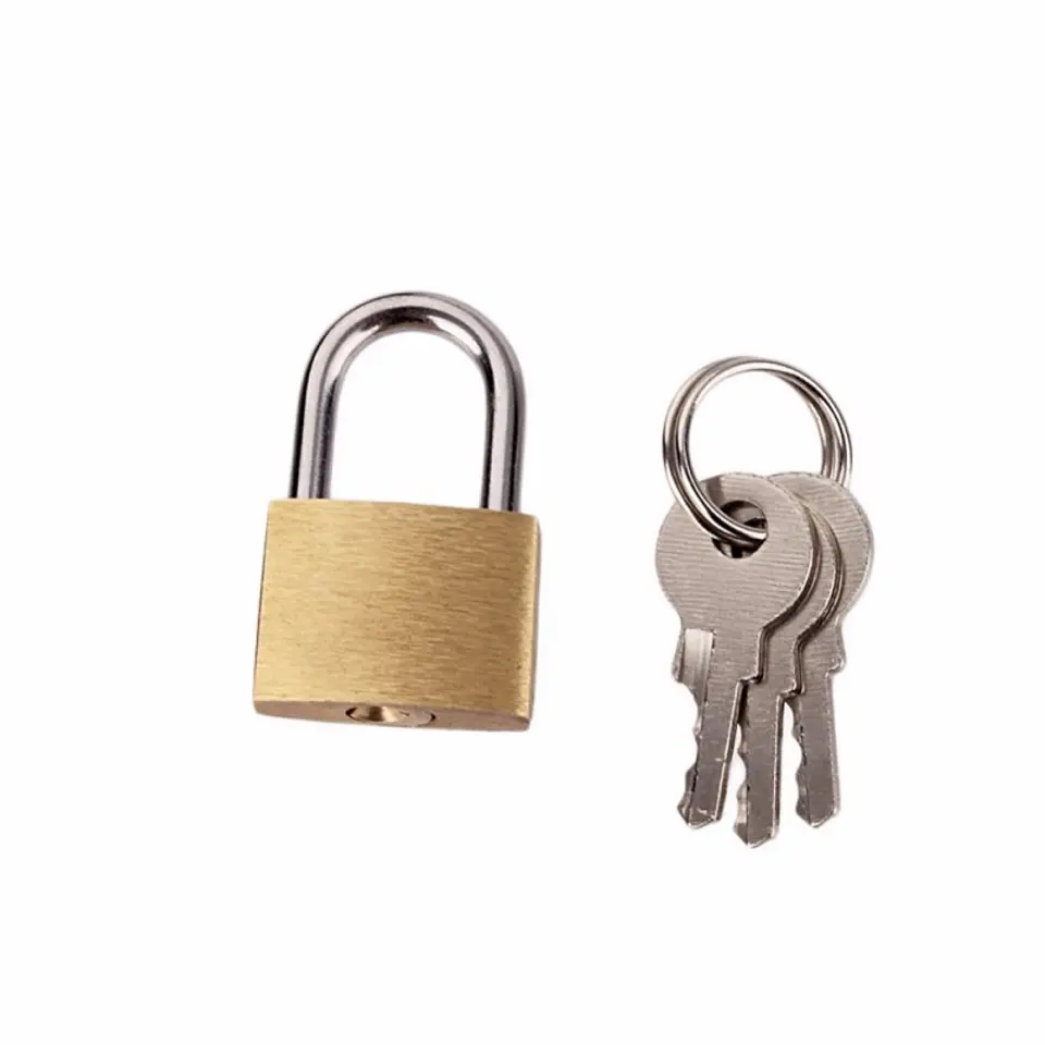 Candado tradicional de seguridad con llave 1