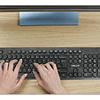 Kit teclado + mouse inalambrico 2.4GHZ compacto 
