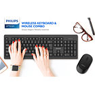KIT teclado + mouse inalambrico usb 2.4G Negro C324 3