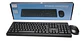 KIT teclado + mouse inalambrico usb 2.4G Negro C324 - Miniatura 2