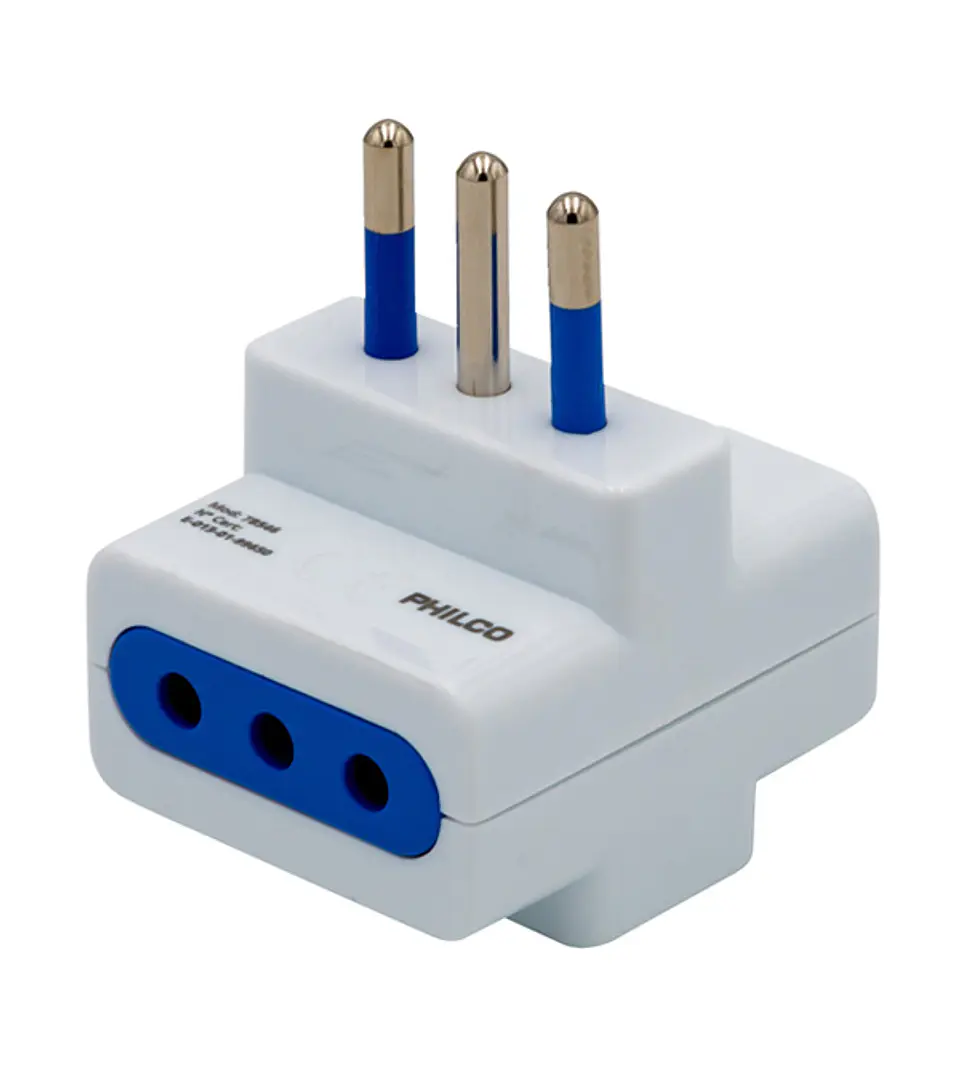 Enchufe adaptador triple electrico Certificado 1