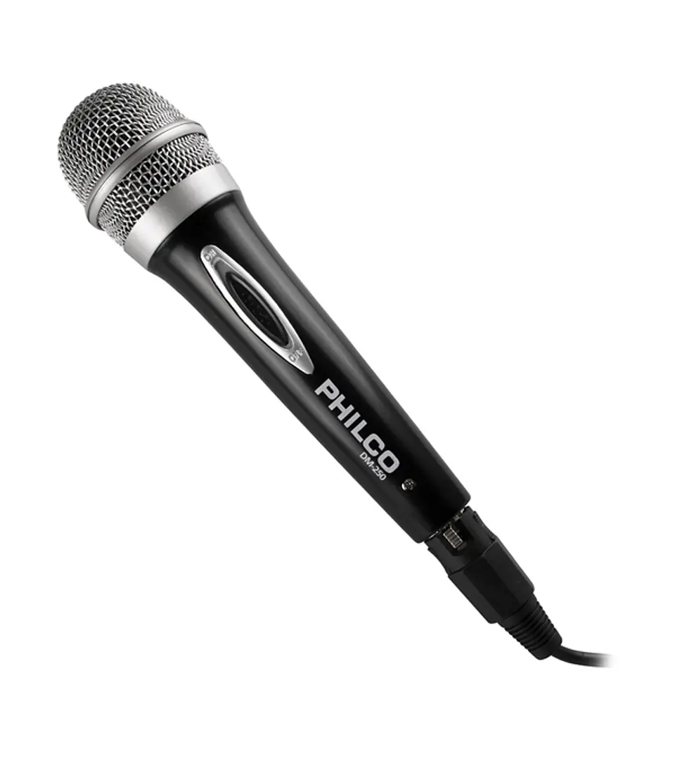 Microfono Karaoke DM250 (BLISTER) Metalizado unidireccional cable 1
