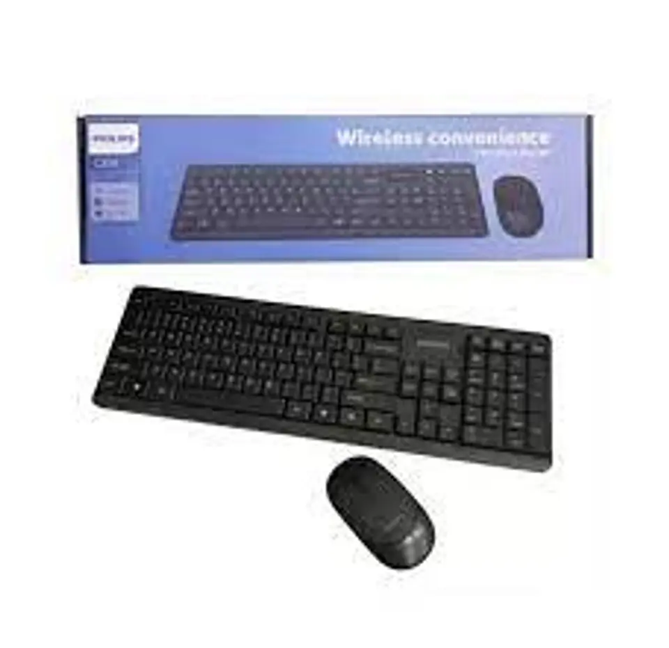 KIT teclado + mouse inalambrico usb 2.4G Negro C314 3