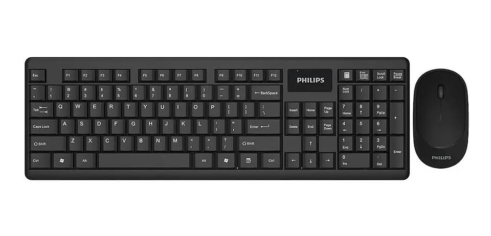 KIT teclado + mouse inalambrico usb 2.4G Negro C314 1