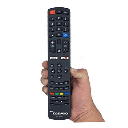 CONTROL REMOTO COMPATIBLE CON DAEWOO SMART TV