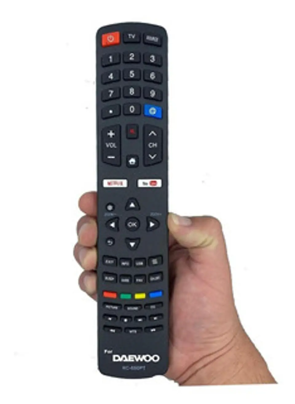 CONTROL REMOTO COMPATIBLE CON DAEWOO SMART TV 2