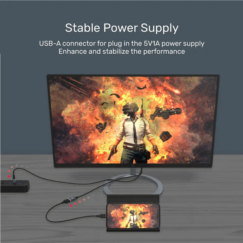 Cable de conversión HDMI para móvil y tablet 6