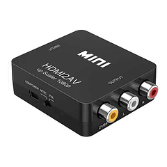 Adaptador Conversor HDMI A AAV RCA 1080p