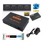 SPLITTER HDMI 4 puertos 4Kx2K 3