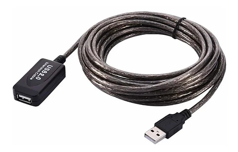 Cable Usb 5 Metros Extension Activo Macho A Usb 2.0 Hembra