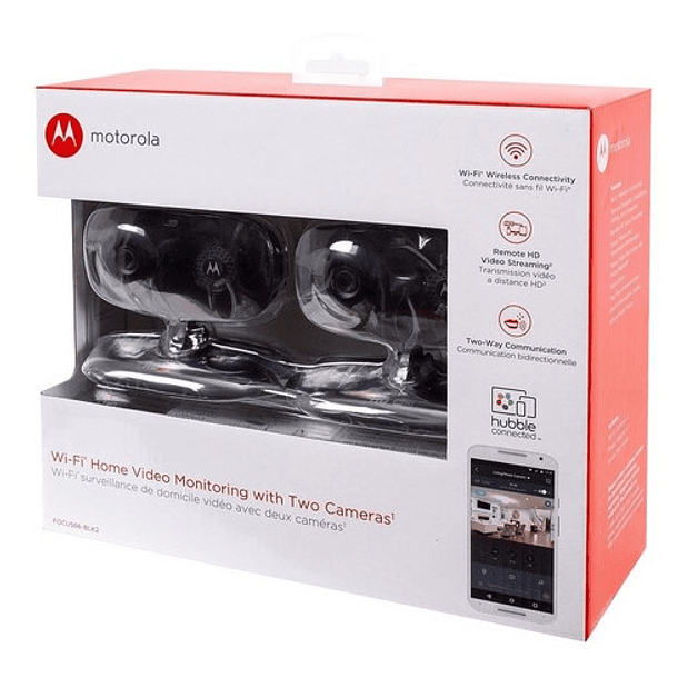 KIT 2 CAMARAS DE SEGURIDAD FIJA FOCUS 66 3