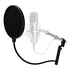 Filtro antipop para micrófonos de grabación Audiopro 2