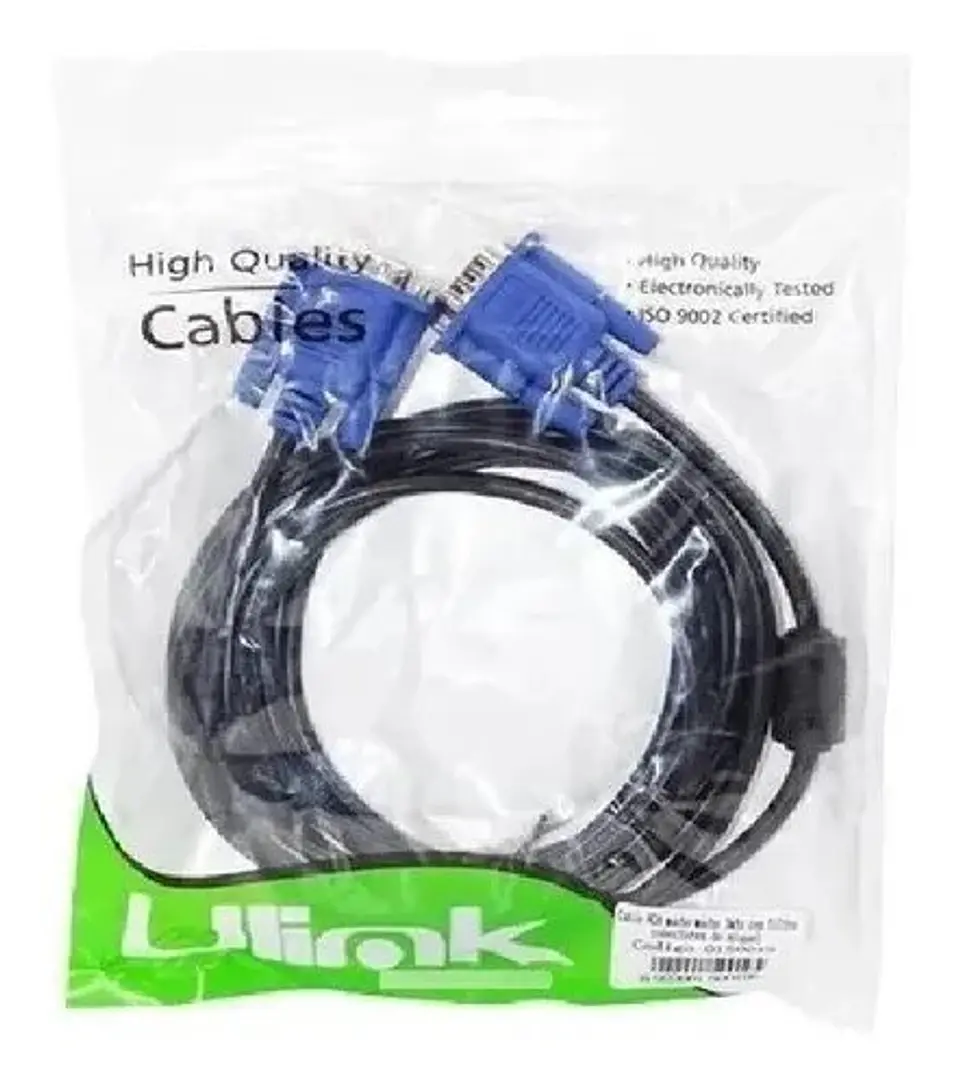 Cable VGA macho - macho Con Ferrita 10m 4