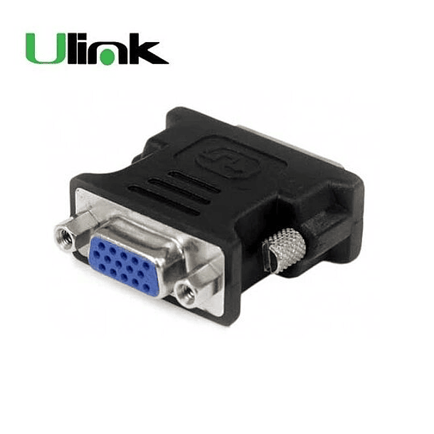 Adaptador de video DVI-I macho a VGA hembra 24+5 2