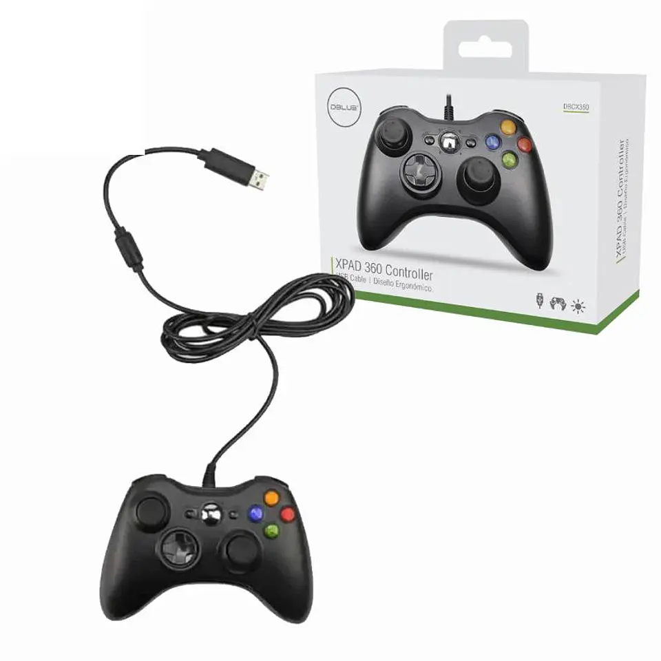 Joystick De Xbox 360 Alternativo Con Cable Dblue 2