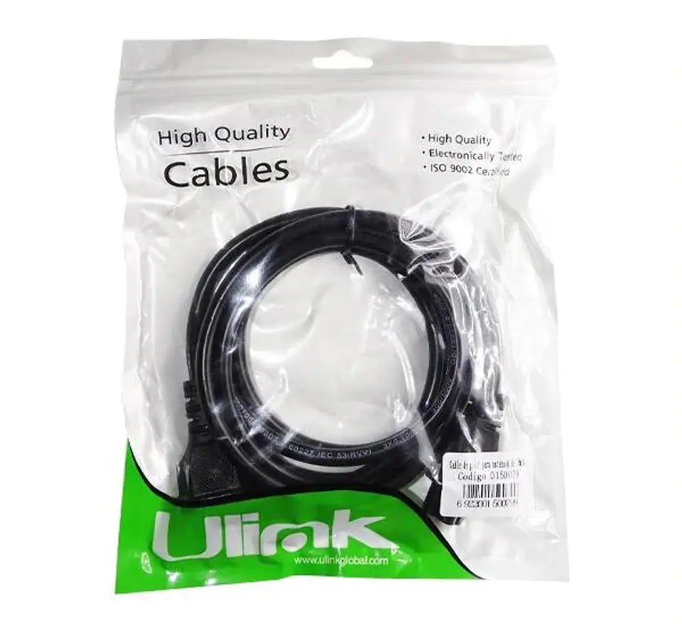 Cable de poder tipo trebol ulink 1.8 metros 2