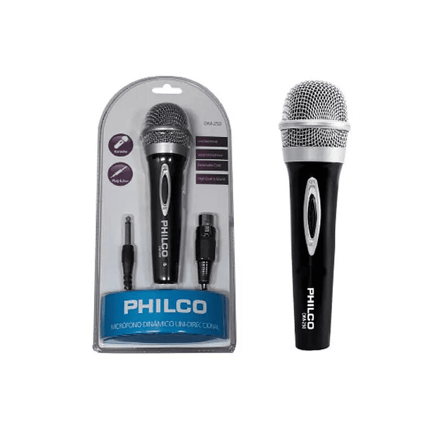 Microfono karaoke color metalizado PR-212 unidireccional