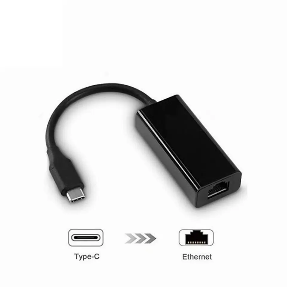 Adaptador de red RJ45 a USB-C 3.0 10/100/1000 megas 2