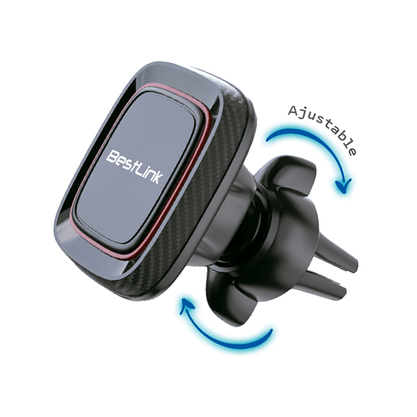 SOPORTE MAGNETICO A LA VENTILACION CON ROTACION 360° COLOR NEGRO 2