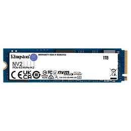 1TB Unidad de Estado Sólido Kingston NV2 M.2 2280 NVMe PCIe Internal SSD