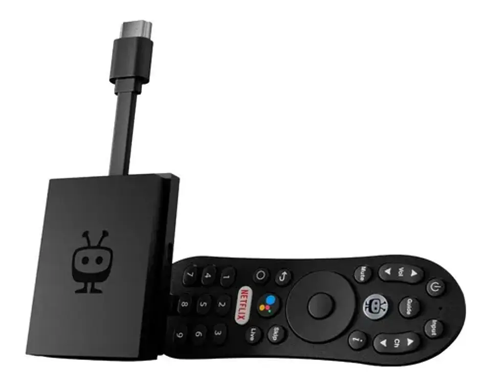 TV BOX 4K Android Stick tv control de voz 8GB almacenamiento 2GB RAM 1