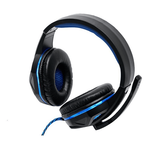 Audifonos GAMER USB PS3/PS4/PC con microfono retro iluminado 3