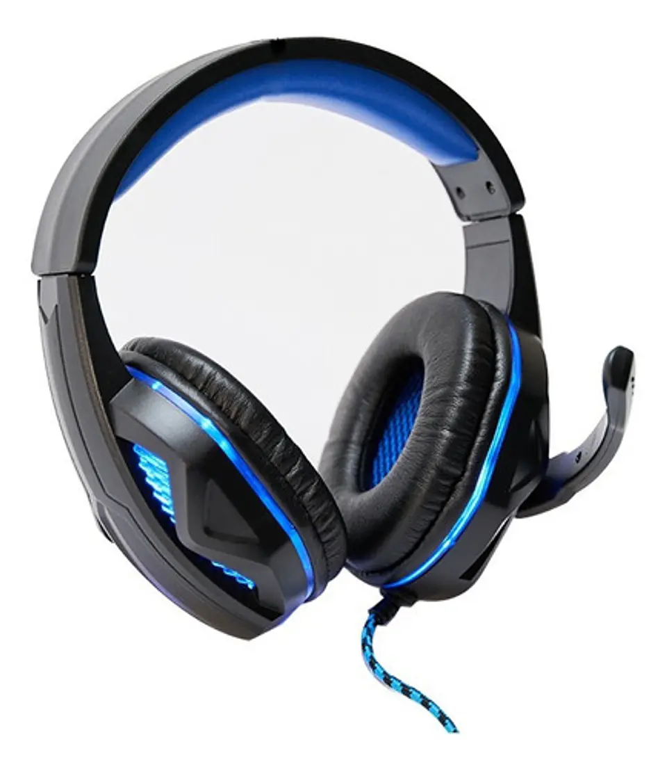 Audifonos GAMER USB PS3/PS4/PC con microfono retro iluminado 4