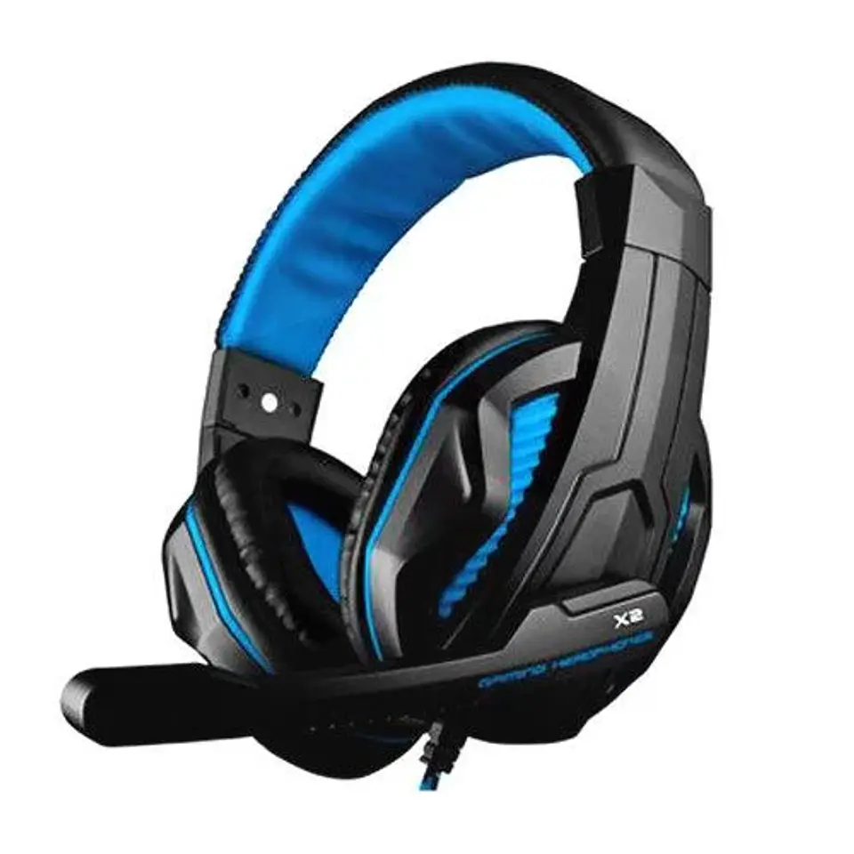 Audifonos GAMER USB PS3/PS4/PC con microfono retro iluminado 1