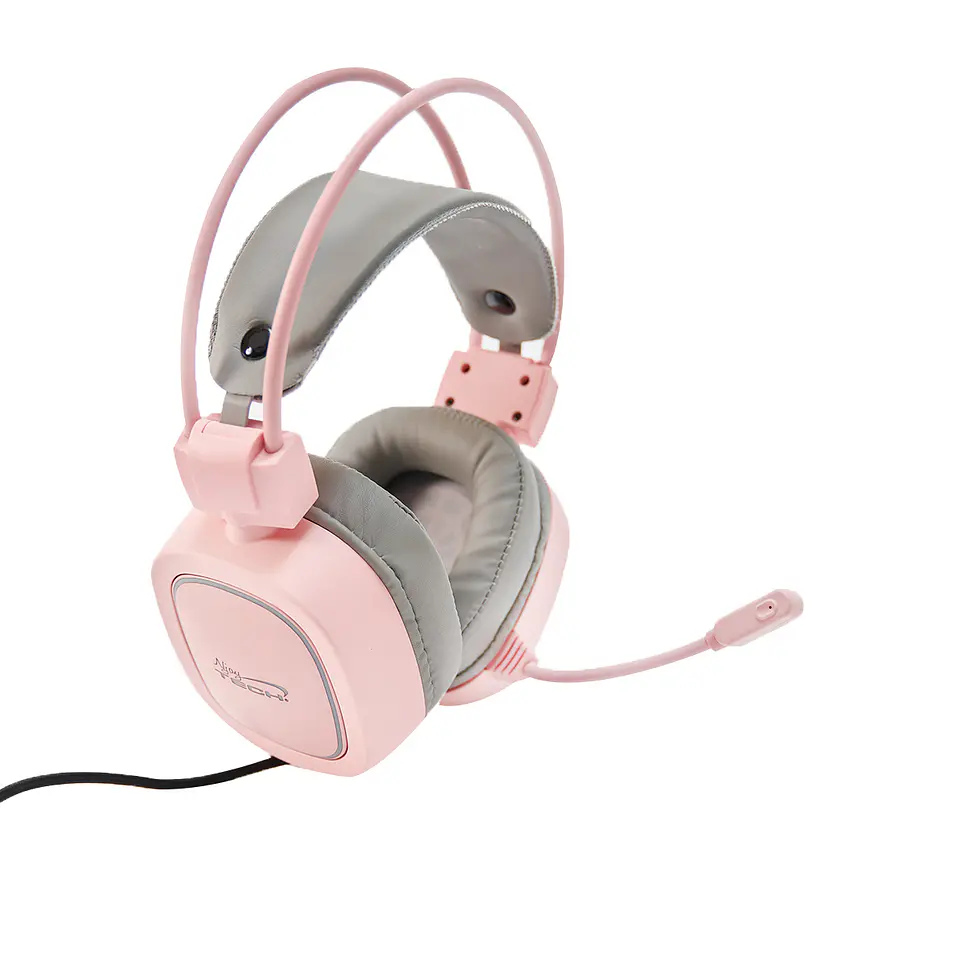 Audifonos GAMER USB 7.1 ROSADO RGB 3